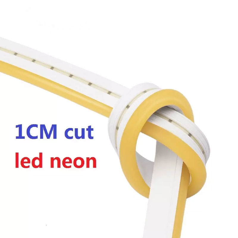 Arte de la pared moda luz de neón decoraciones de silicio flexibles 12v 24v 360 grados lámpara de noche Led luz de neón para casa fiesta luces de neón