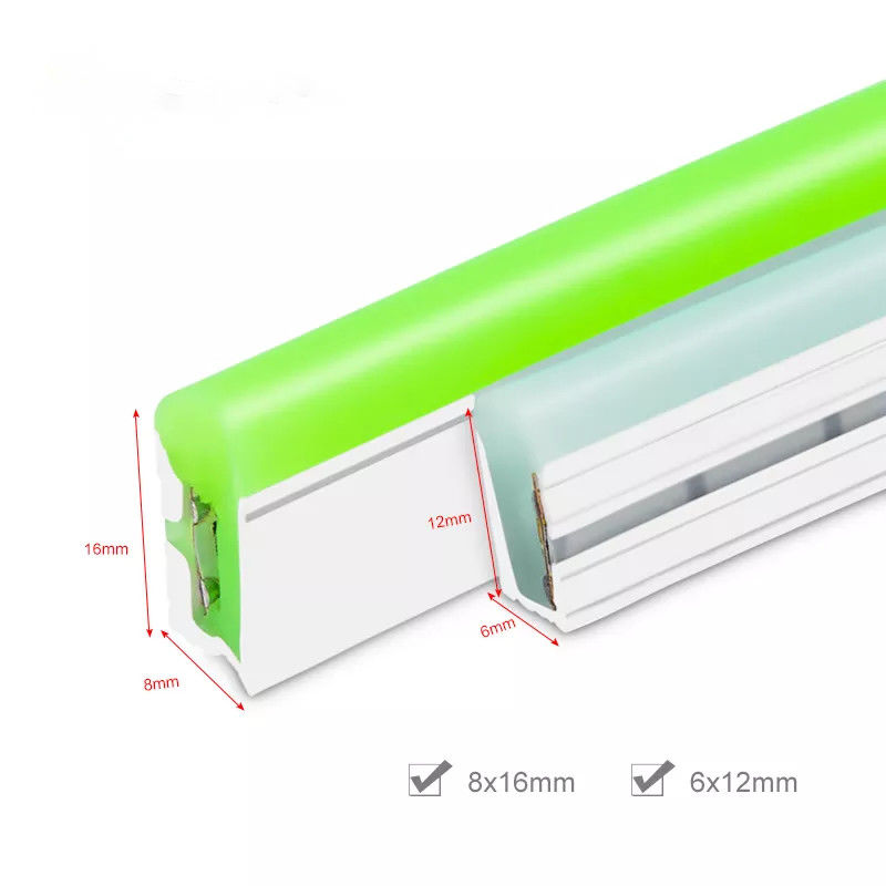 Arte de la pared moda luz de neón decoraciones de silicio flexibles 12v 24v 360 grados lámpara de noche Led luz de neón para casa fiesta luces de neón