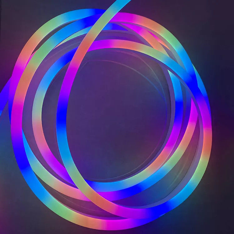 Arte de la pared moda luz de neón decoraciones de silicio flexibles 12v 24v 360 grados lámpara de noche Led luz de neón para casa fiesta luces de neón
