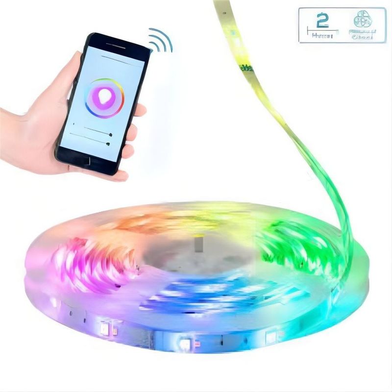 Control remoto 5050 RGB LED Flexible 30LED RGB DC 12V CE RoHS para el hogar