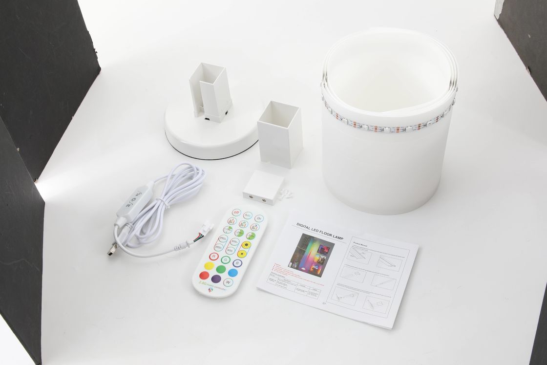 Luz de suelo de esquina LED USB con modo de ahorro de energía de clasificación IP20 Forma de sombra cilíndrica