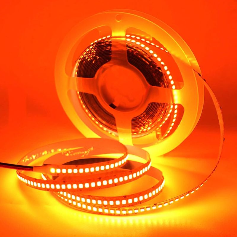 12V 240LEDS SMD 2835 LED Strip Light 1200LEDs 16.4Ft No resistente al agua Colores Rojo Verde Azul Naranja Para Barras