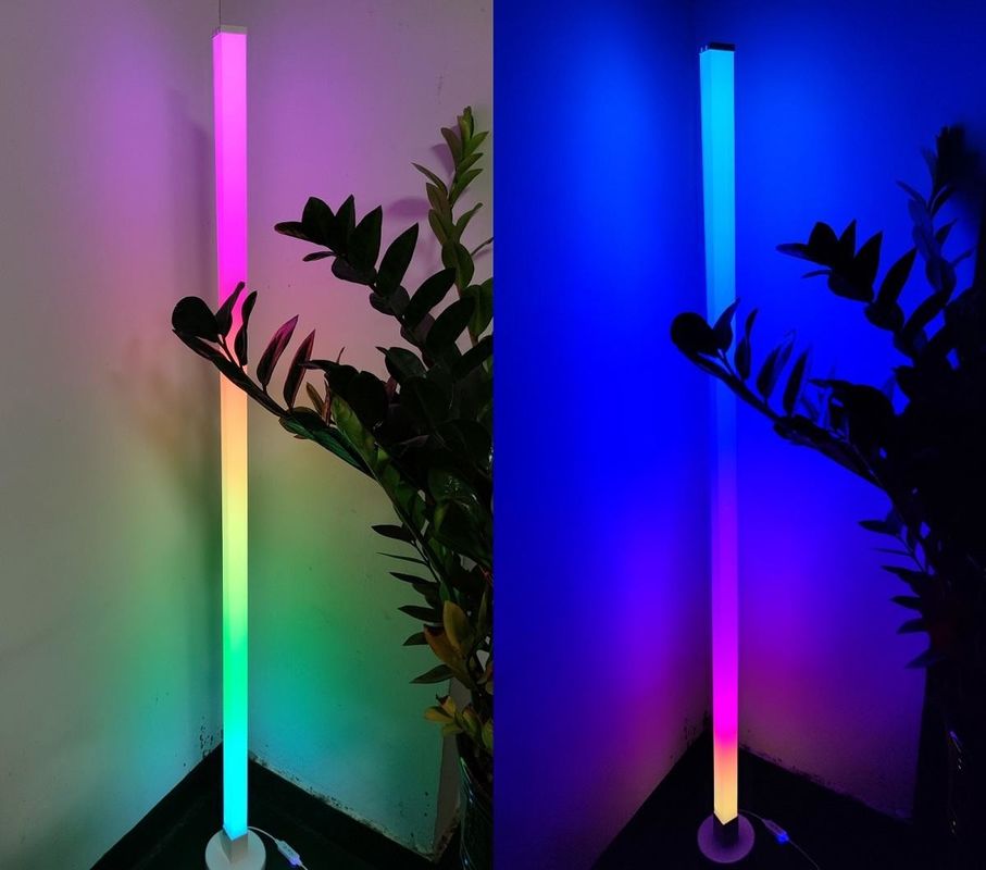 Nuevo diseño de luz de esquina de suelo LED de ahorro de energía lámpara de ambiente cilíndrica