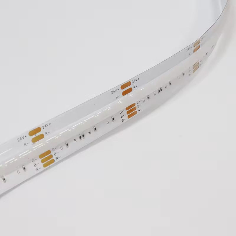 Super brillo de la tira LED de COB RGB 12 mm de color múltiple 120 grados super ancho 1080 LEDs / m luz de la tira COB de color completo