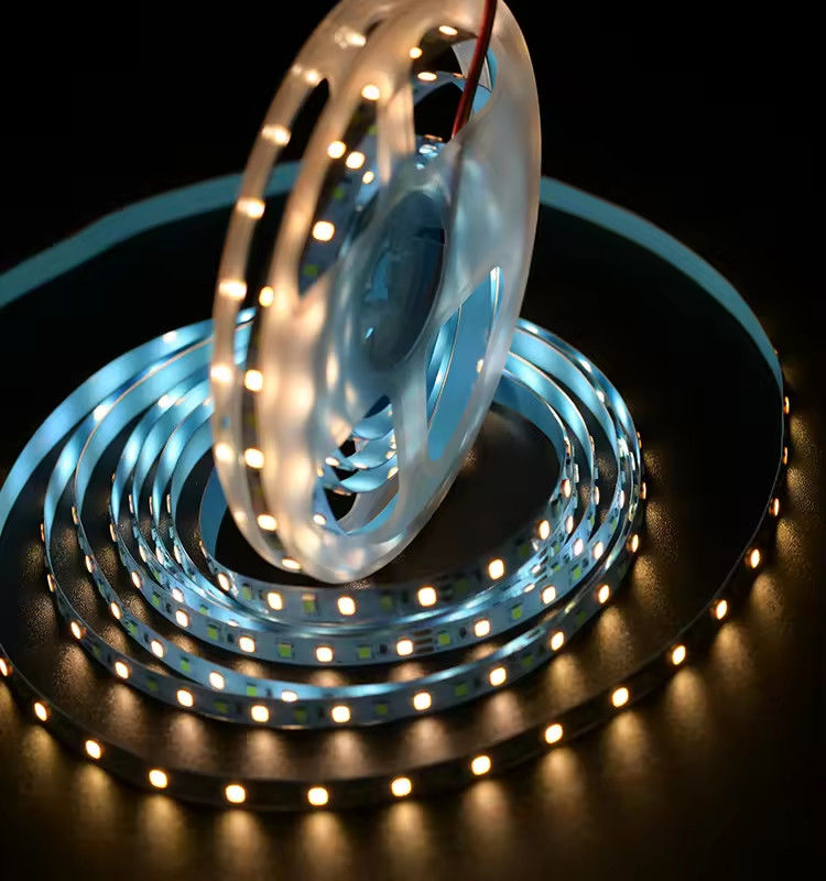 Venta de fábrica de dos colores CCT luz de tira led 24v Temperatura de color ajustable 120 led 12v luz 2835 led de tira Decoración