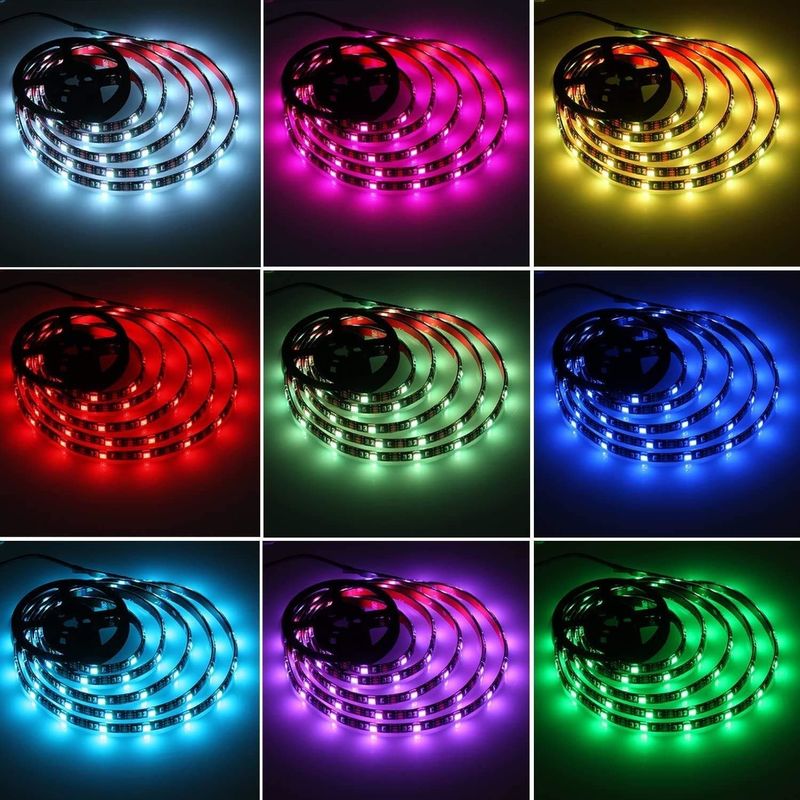 5M control remoto RGB SMD5050 LED luz de banda de cambio de color DC12V