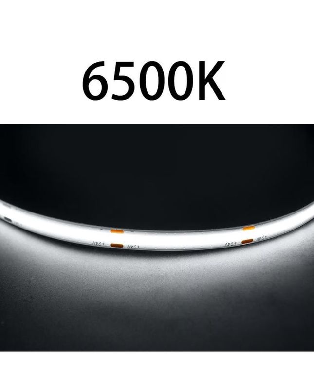 Luces de alta CRI DC24V COB480 5m/rollo RA90 banda de cob para decoración interior exterior banda de COB de perfil impermeable