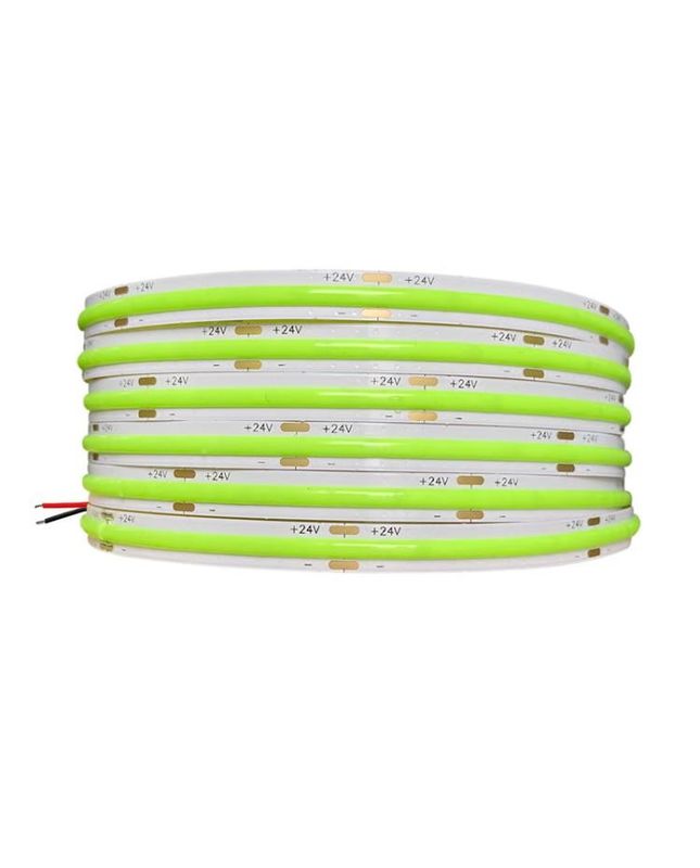 Certificado CE ROHS COB Luz de banda Rojo Verde Azul Rosa Alta densidad 480 Luz de banda Tabla flexible 24V 12V