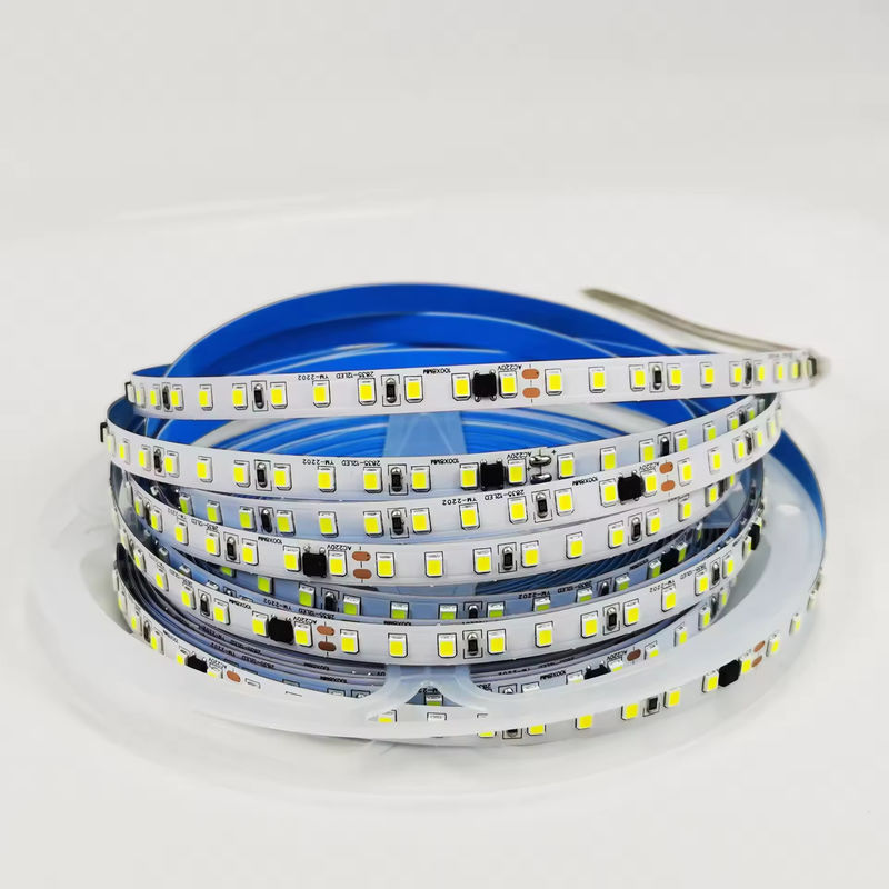 120LED/m Banda LED flexible para interiores sin necesidad de conductor CRI80 2835 SMD 8mm PCB longitud 5M/10M