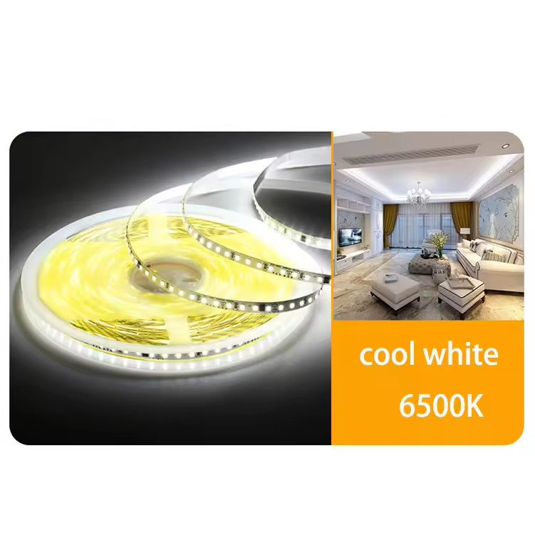 220v No se necesita conductor 10cm Cuttable 2835 Led Strip IP65 120 Leds Tape Light No resistente al agua IP20 Flexible Led Strip