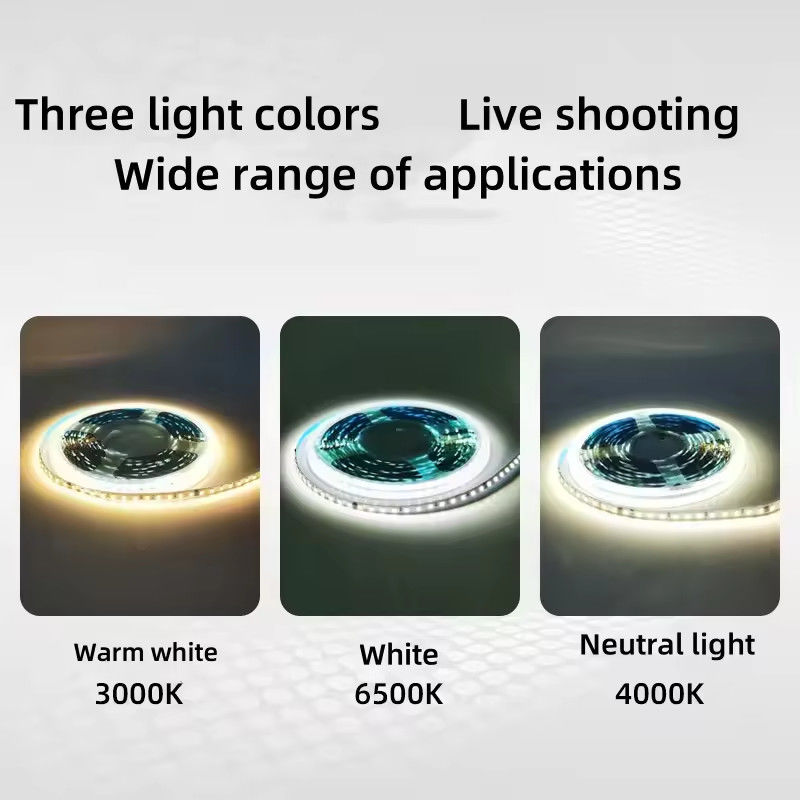 Interior de alta tensión suave LED luces de banda resistente al agua 230v 220v Blanco caliente 3000k 4200k 6500k LED luz de banda