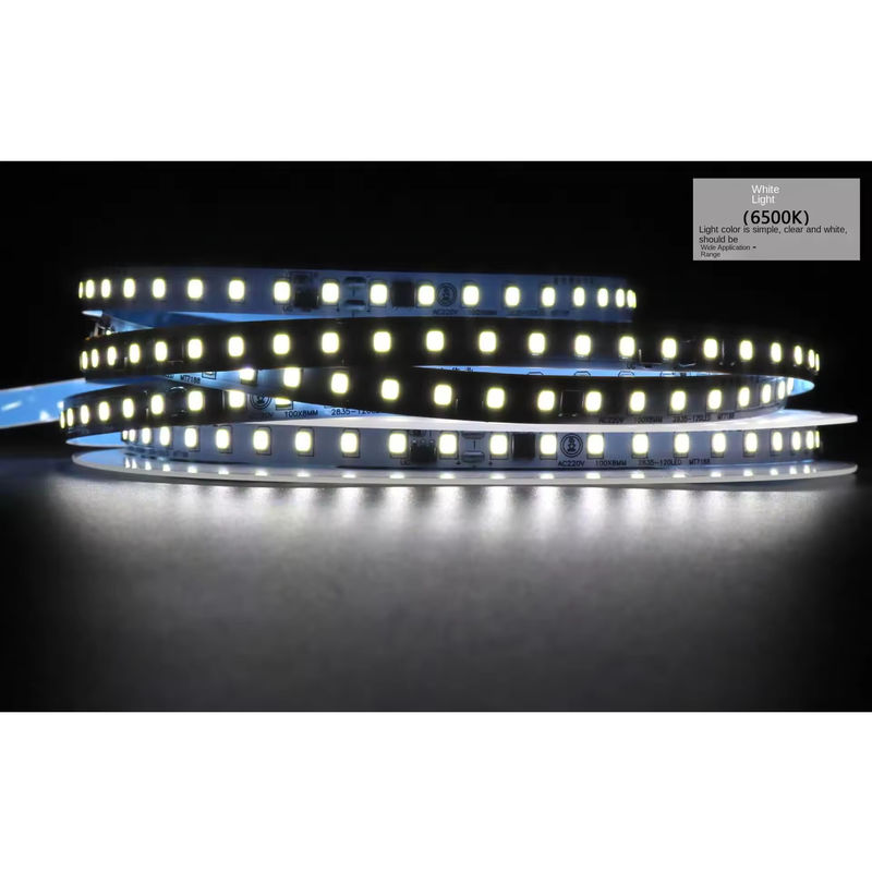 Interior de alta tensión suave LED luces de banda resistente al agua 230v 220v Blanco caliente 3000k 4200k 6500k LED luz de banda