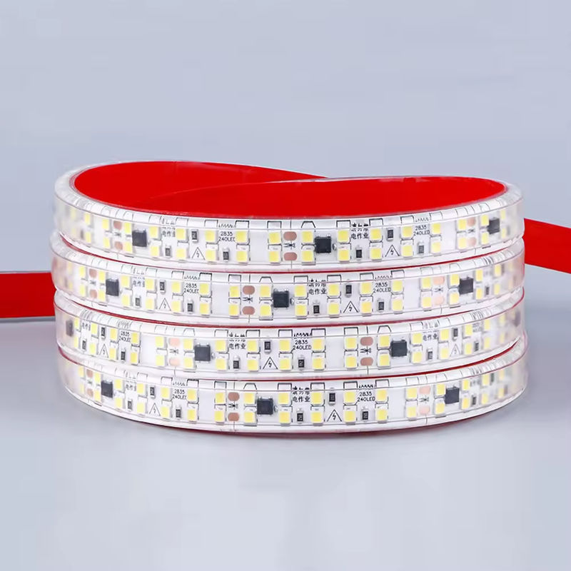 Conducción gratuita Ip44 220V 110V 2835 240led 10cm cortado hacia atrás bastón 127V impermeable 10cm cortado flexible para el exterior