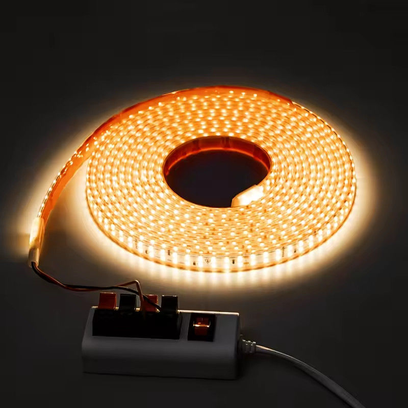 Sin conductor Alta tensión 220V Sin conductor Franja de luz autoadhesiva 240leds smd 2835 IP67 IP65 Luz de línea decorativa