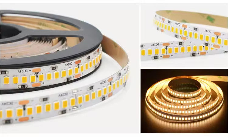 Espectro completo 2835 Flexible LED Strip CRI>95 CRI>97 120leds/m SDCM<3 R1-R15 todos son más de 90