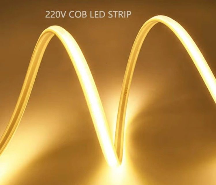 COB 288luces de banda LED de alta tensión para interiores y exteriores flexibles 110V 220V
