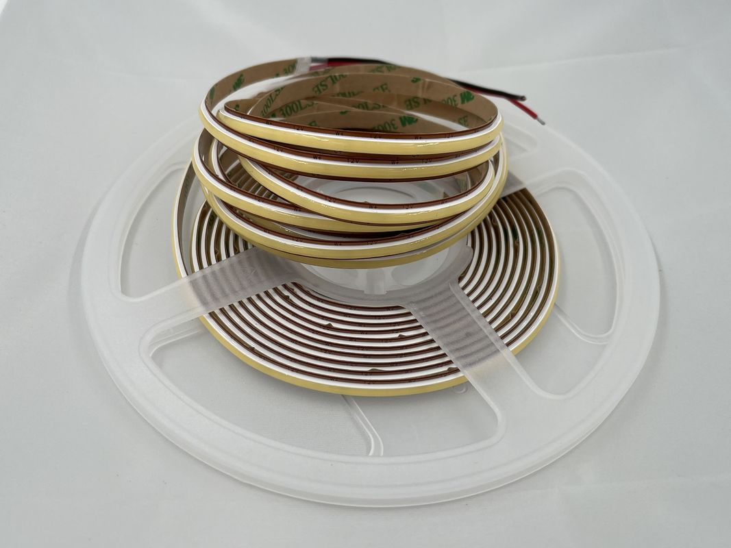 12V COB576Led/M 6.6MM Ancho apagable 2700K a 6500K CCT COB LED Strip Iluminación flexible con certificación CE