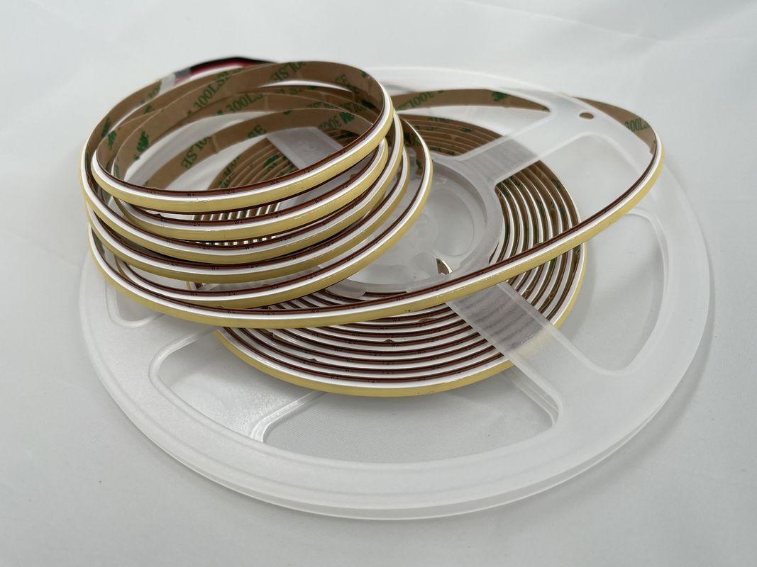 12V COB576Led/M 6.6MM Ancho apagable 2700K a 6500K CCT COB LED Strip Iluminación flexible con certificación CE