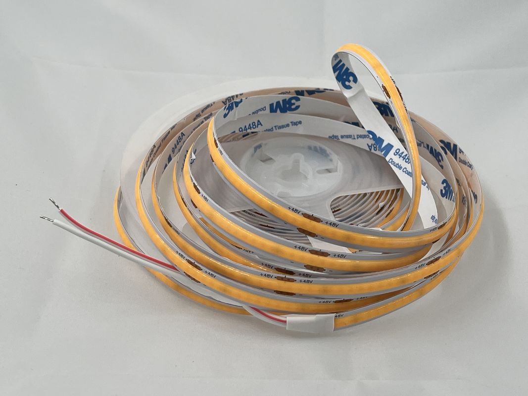 48V COB 320leds/M 90CRI Dimmable 100lm/W 11W/M Flexible COB Luz de banda LED para decoración de interiores