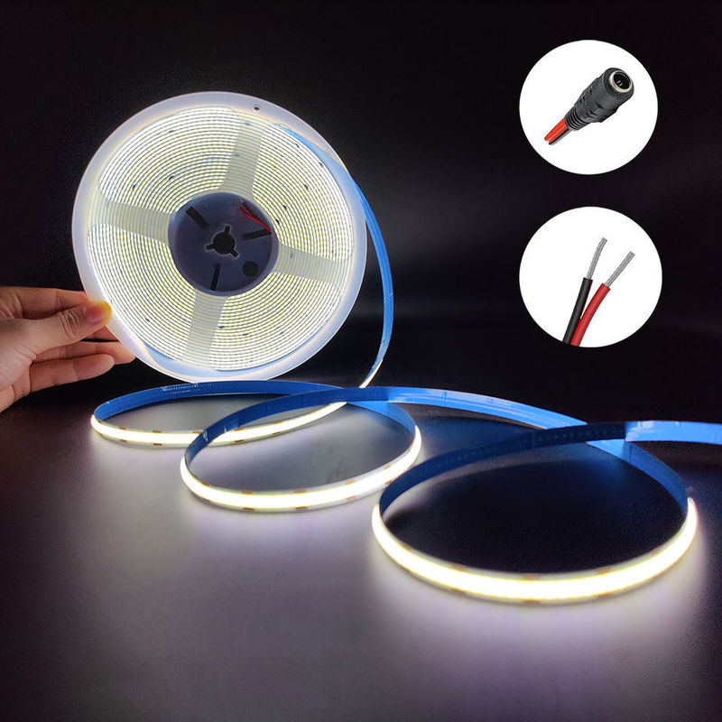 Bandas LED COB de doble PCB de bajo voltaje para decoración interior y peso del producto de 0,2 kg