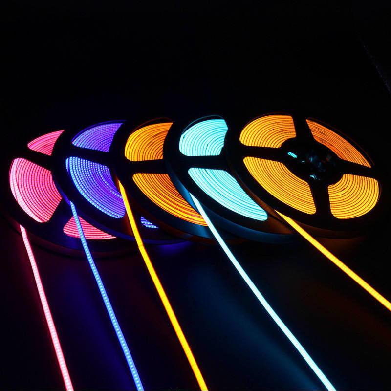 Bandas LED COB de doble PCB de bajo voltaje para decoración interior y peso del producto de 0,2 kg