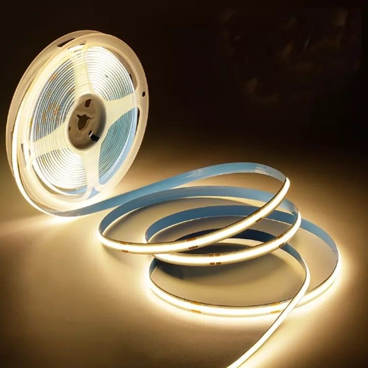 8mm Led Cob Strip 24v Light Strip Usb Tv Backlight Flex 12v Ultra delgado pequeño Cob Led Strip Light