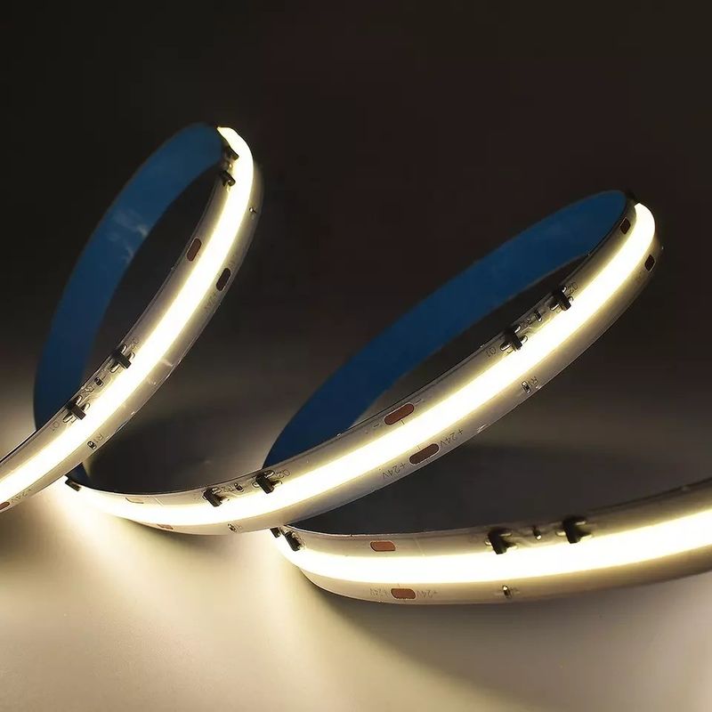 8mm Led Cob Strip 24v Light Strip Usb Tv Backlight Flex 12v Ultra delgado pequeño Cob Led Strip Light