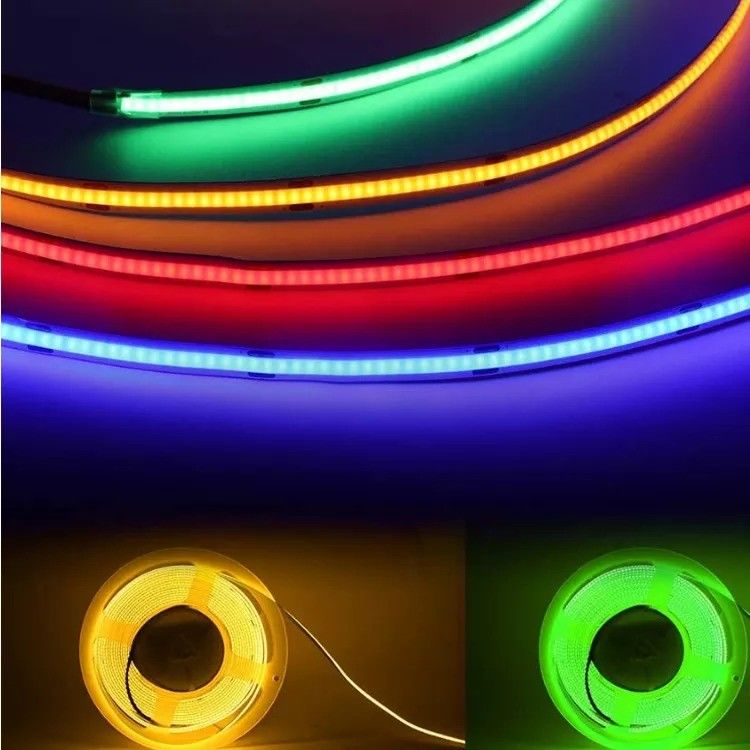 8mm Led Cob Strip 24v Light Strip Usb Tv Backlight Flex 12v Ultra delgado pequeño Cob Led Strip Light