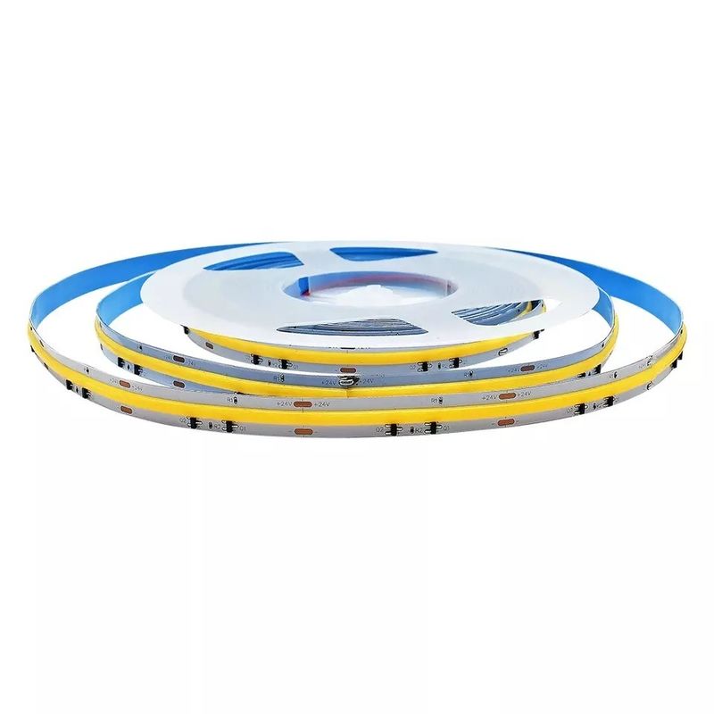12W resistente al agua IP20 COB 480 LEDs 12V 8mm 10mm luz de banda LED para la decoración del jardín