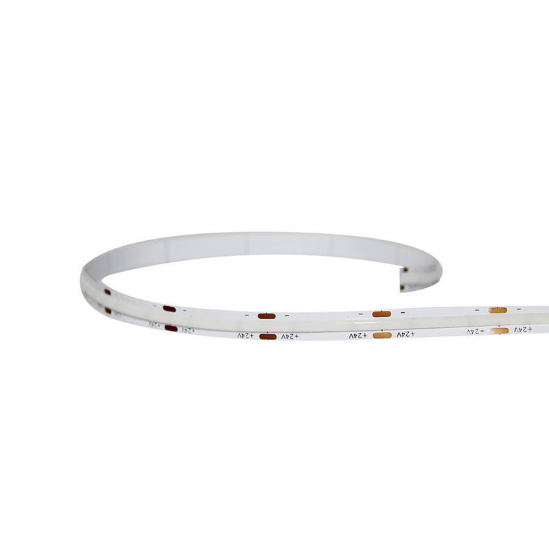 Ángulo de haz de 120 grados COB 320 LEDs 24V 8mm 10mm luz de banda LED para la decoración del jardín