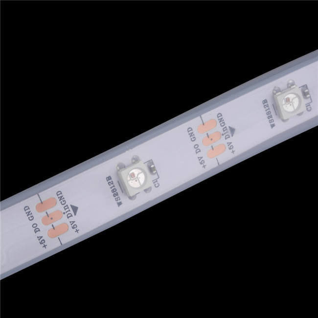 12V resistente al agua ws2812 ws2811 Led Strip 60leds para el color mágico decoración RGB CRI Ra 80