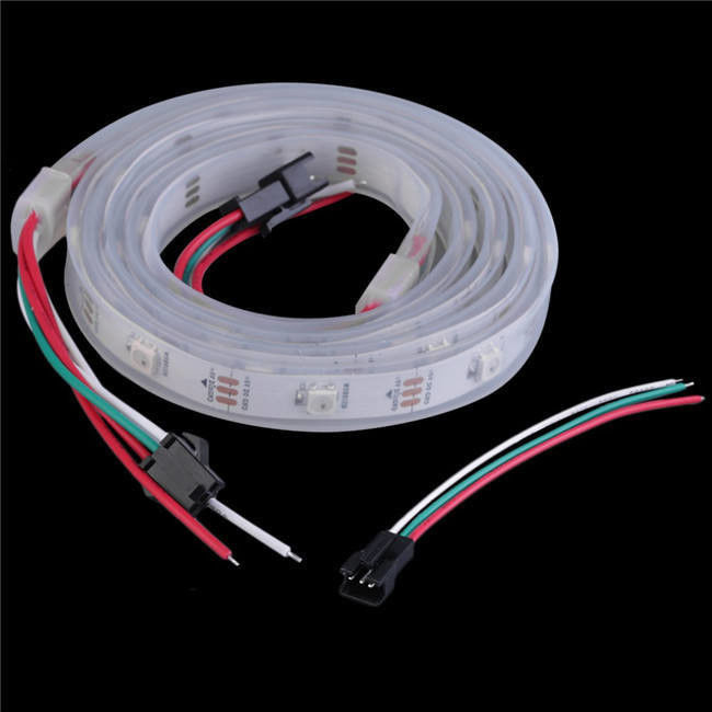 12V resistente al agua ws2812 ws2811 Led Strip 60leds para el color mágico decoración RGB CRI Ra 80