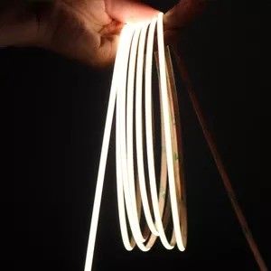 Adaptado a medida Flexible 320 480 LEDs Dc 5v 10000 Lumens Blanco Caliente Rgb Fcob Cct Cob Led Strip Light Almacén