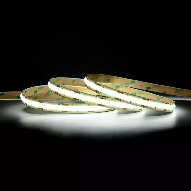 Adaptado a medida Flexible 320 480 LEDs Dc 5v 10000 Lumens Blanco Caliente Rgb Fcob Cct Cob Led Strip Light Almacén