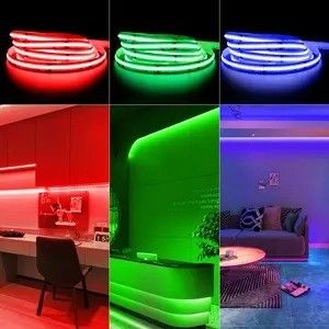Peso del producto 0,3 kg 5m 10m Smart Strip Light con Dream Color RGB COB Chip LED
