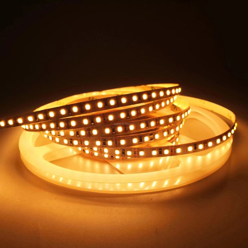 Calificación IP20 Iluminación para decoración de paisajes 5m 10m 12v 24v 220v Rgbw Cob Light Strip