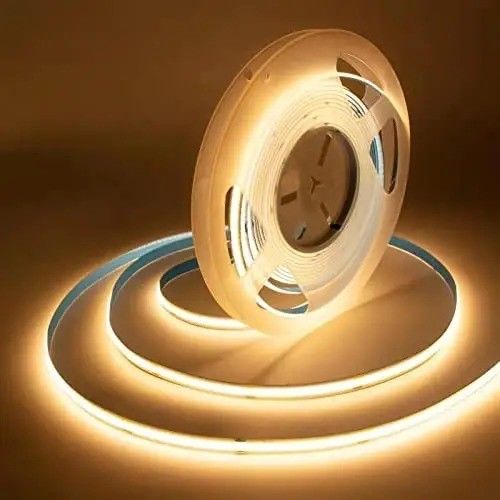 Lámpara de 90lm/w Eficiencia luminosa Smart COB Led Strip 12V 24V 5M 252leds para publicidad