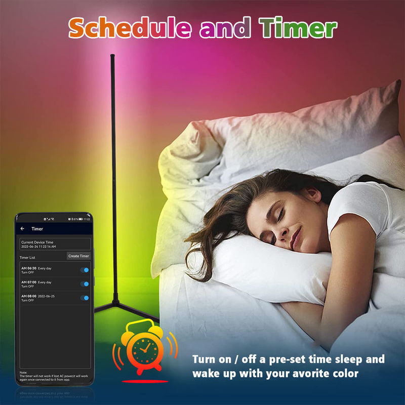 Producto Smart Ambient Sunset Lamp Diseño reciente de decoración de cambio de color RGB Luces nocturnas