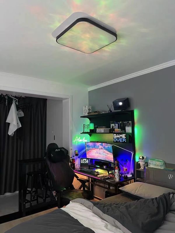Luces de juegos Sala de estar Ambiente Luz de humor Decoración Rgb Casa.hotel.iluminación Lámpara de piso de esquina LED de pie