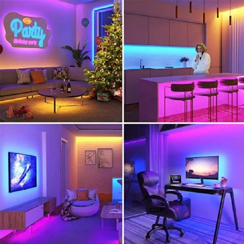 Lámpara Flujo luminoso lm 1000 24V 576leds/metro RGB COB LED Soft Light Strip Directo bueno