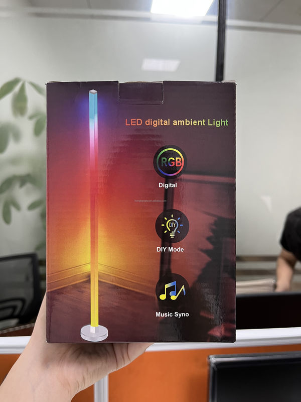 Luz de esquina compatible con Google Alexa Decoración moderna Soporte de Tuya controlado a distancia