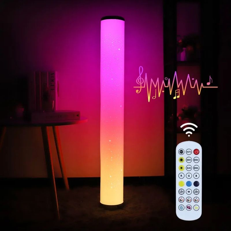 Aplicación Wifi Atmosphere personalizada y lámpara de suelo LED de control remoto para dormitorio de hogar inteligente