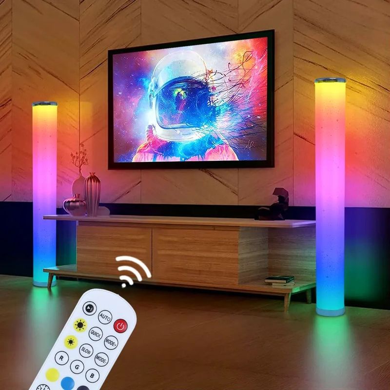 Aplicación Wifi Atmosphere personalizada y lámpara de suelo LED de control remoto para dormitorio de hogar inteligente