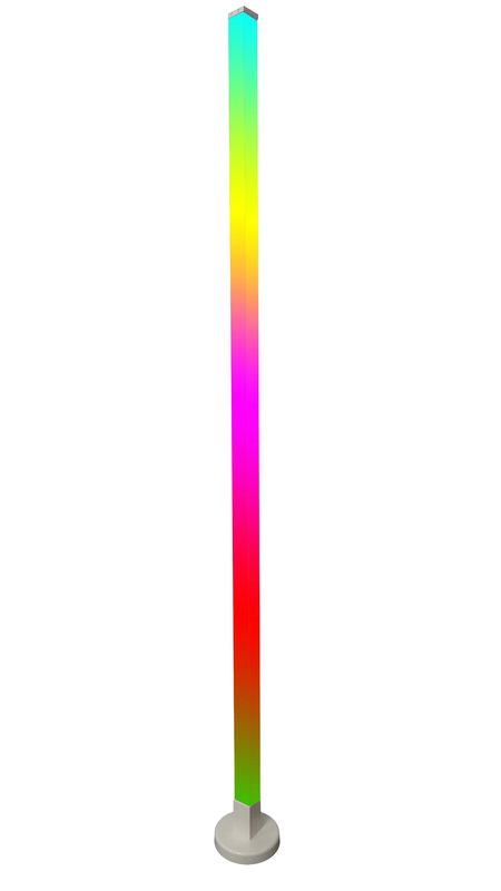 Lámparas de piso LED RGB Modernas luces de piso con control remoto y oscurecedor de soporte