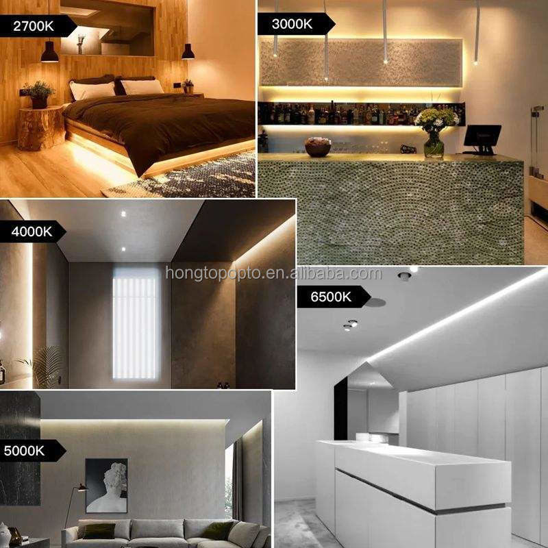 Alta densidad 400LEDs/m COB LED Strip Light 5M 16.4FT Flexible y duradero con 90 Ra CRI