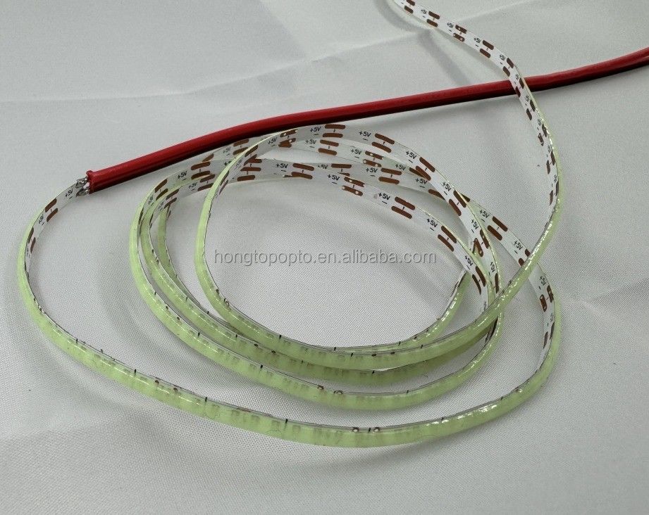 COB LED Light Strip Blanco Caliente Blanco Azul Verde Flexible 3 mm 5 mm 8 mm para alta densidad