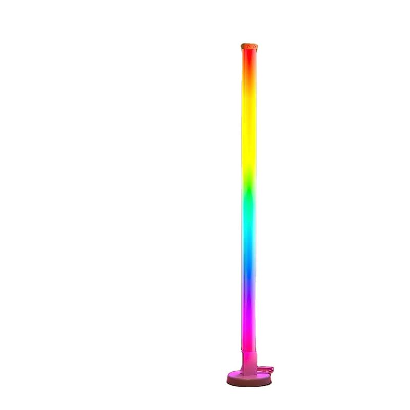 Lámpara de suelo LED de decoración para el hogar Iluminación inteligente RGBIC de 45 cm para función decorativa del hotel