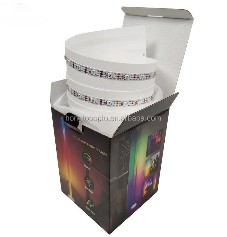 Lámpara de suelo LED inteligente de 80lm/w con cambio de color USB RGB y controlador IR