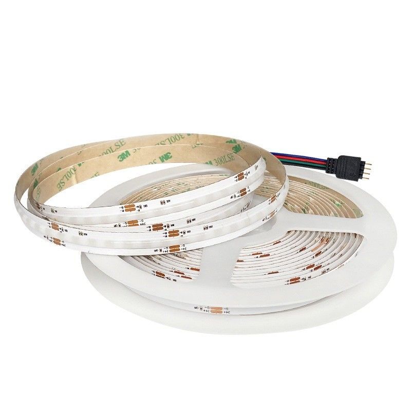 50000 horas de tiempo de trabajo COB luz de banda LED DC 12V 24V personalizado RGB RGBW RGBCCT banda