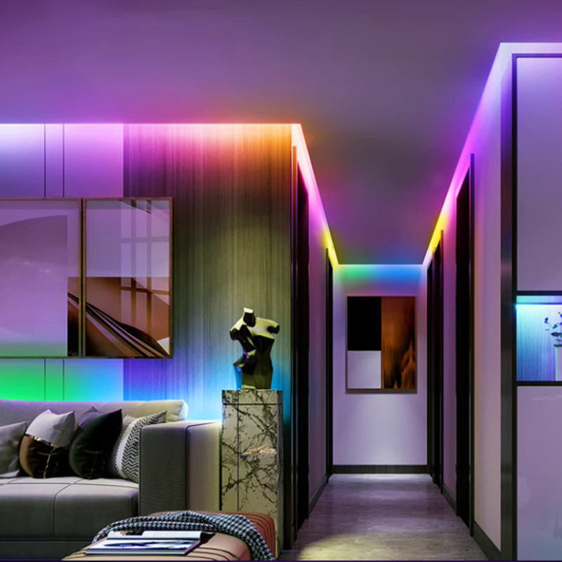 Crea un ambiente festivo con la lámpara de LED de banda de FPC CHIP RESISTOR Bright COB RGB